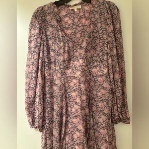 Love Shack Fancy Floral Long Sleeve Dress